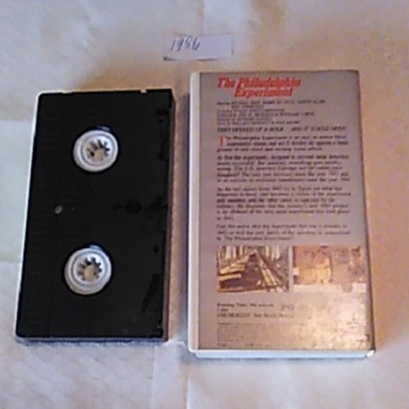 The Philadelphia Experiment VHS Tape Fast Moving Sci-Fi Film 1984 Vintage - Picture 2 of 2